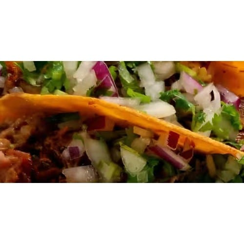 Tacos Rojos De Biria De Res.